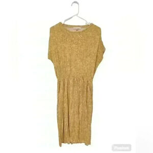 DownEast Midi Yellow Women's LG Dress